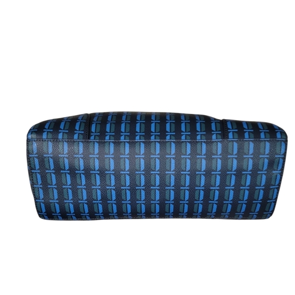 Tory Burch Blue & Green Patterned Women's Bag - Picture 5 of 9